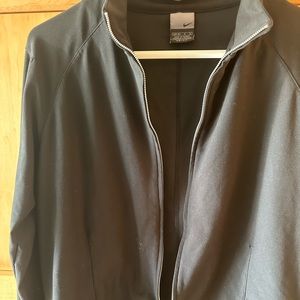 Woman’s Nike Dri Fit black zip up hoodie